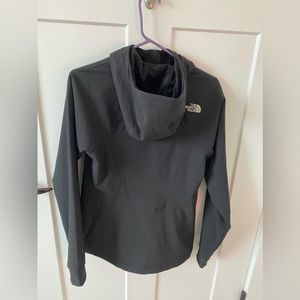 North Face Black fuzzy lined Small